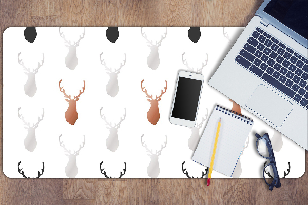 Sous main de bureau Tête de cerf