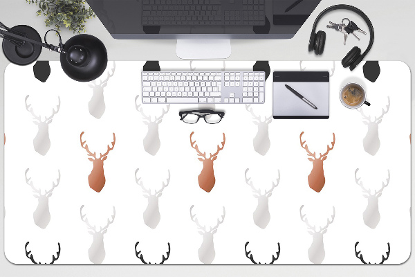 Sous main de bureau Tête de cerf