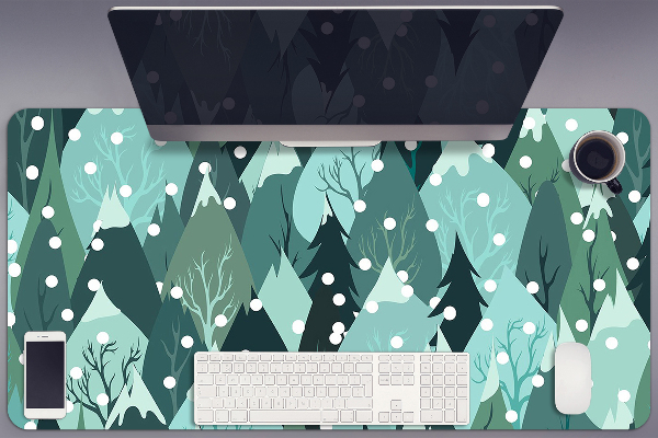 Sous main de bureau Montagnes glacières