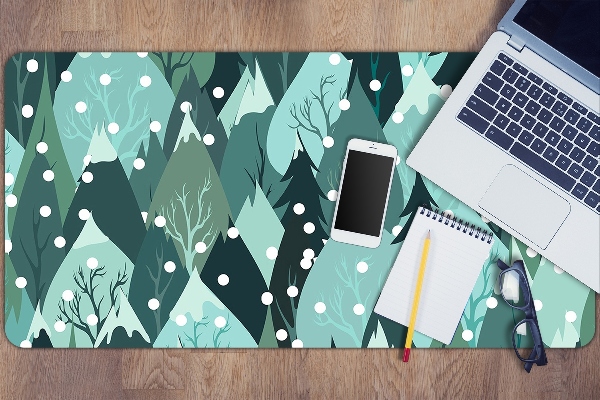 Sous main de bureau Montagnes glacières