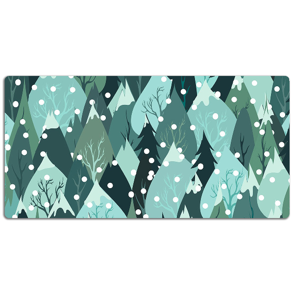 Sous main de bureau Montagnes glacières