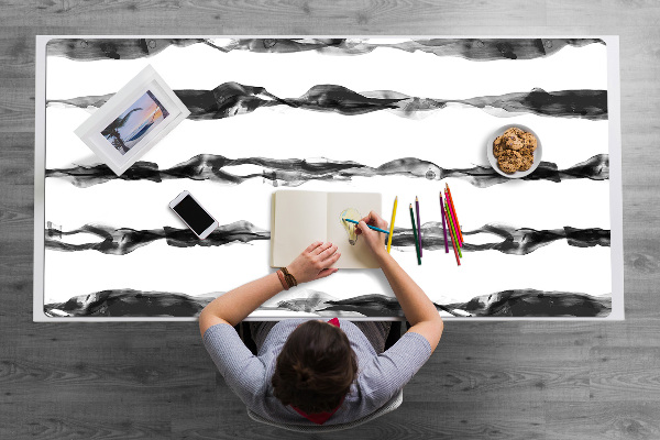 Sous main de bureau Lignes d'encre