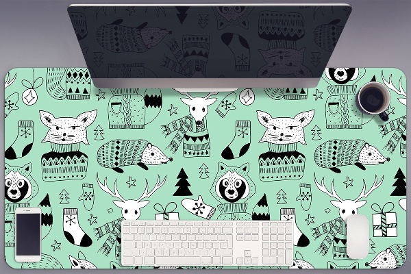 Protège bureau Zoo scandinave