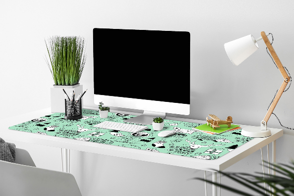 Protège bureau Zoo scandinave
