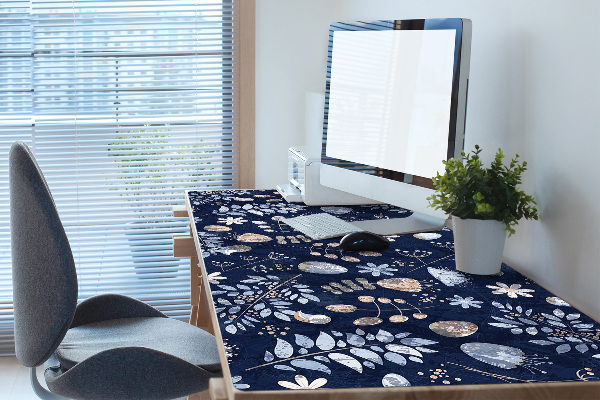 Sous-main bureau Feuilles scandinaves