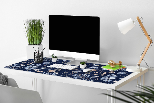 Sous-main bureau Feuilles scandinaves