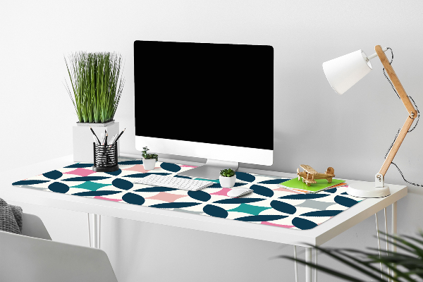 Sous-main bureau Modèle rétro pastel