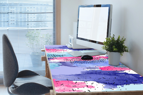Sous-main bureau Aquarelle d'abstraction