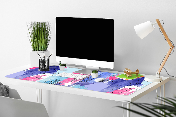 Sous-main bureau Aquarelle d'abstraction
