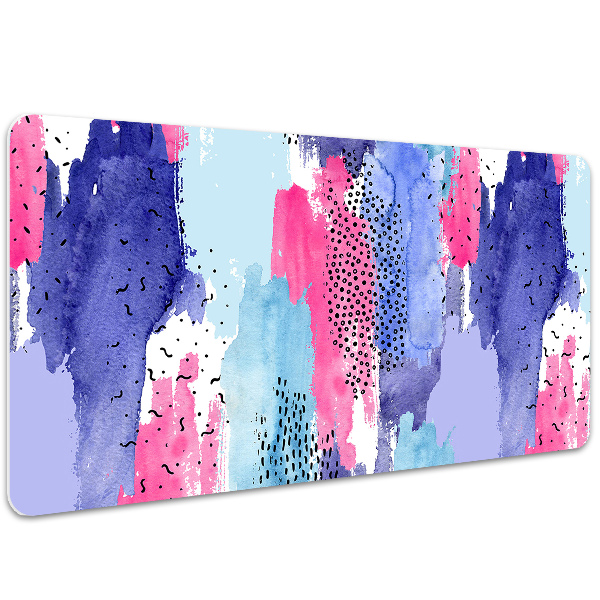 Sous-main bureau Aquarelle d'abstraction