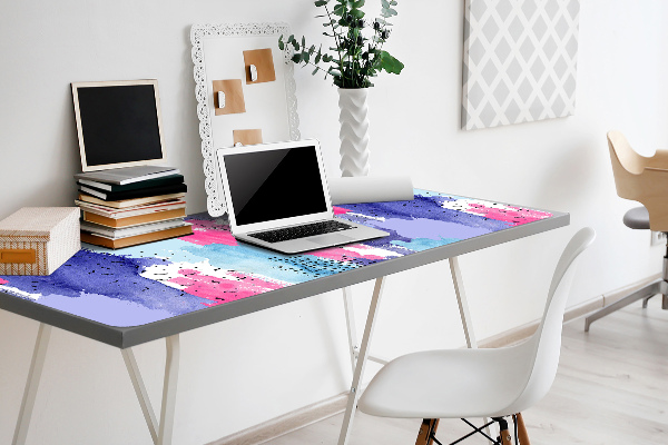 Sous-main bureau Aquarelle d'abstraction