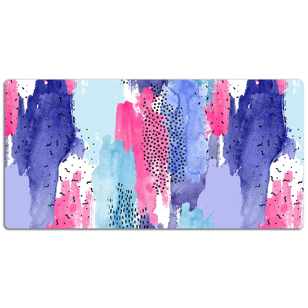 Sous-main bureau Aquarelle d'abstraction