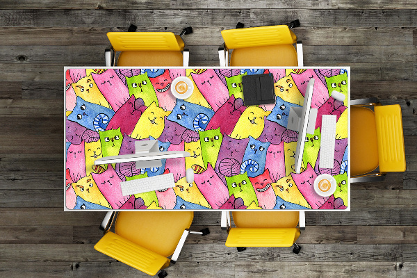 Tapis de bureau Chats heureux
