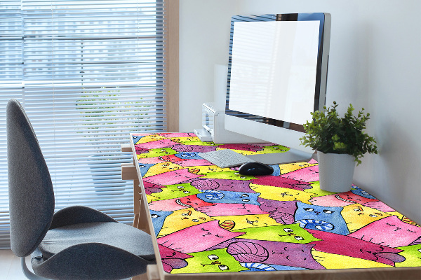 Tapis de bureau Chats heureux