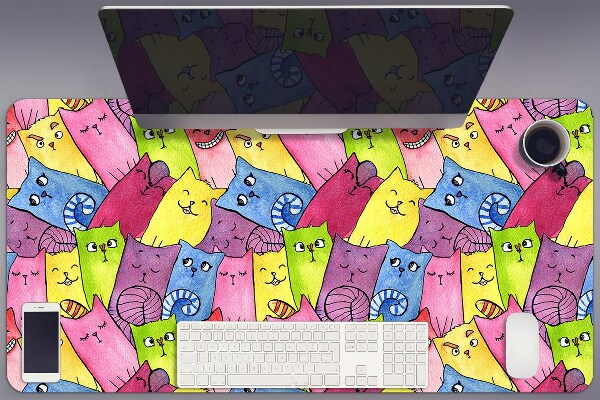 Tapis de bureau Chats heureux