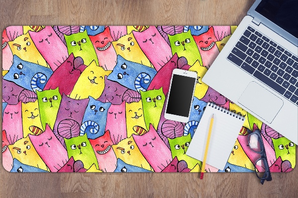 Tapis de bureau Chats heureux