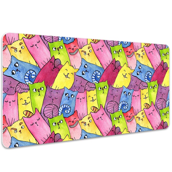 Tapis de bureau Chats heureux