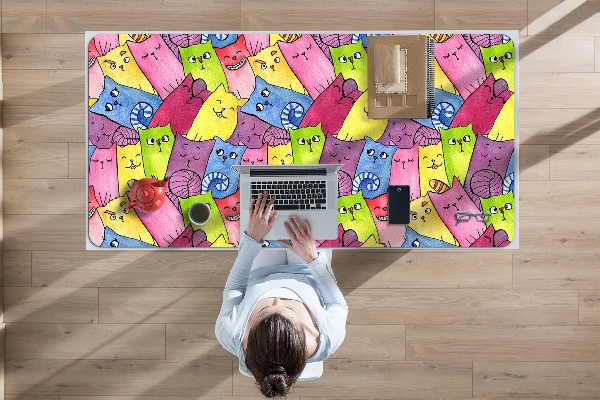 Tapis de bureau Chats heureux