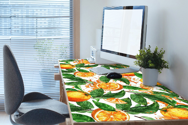 Sous main de bureau Des oranges