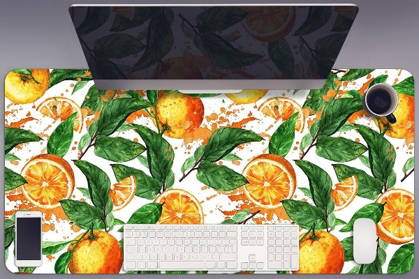 Sous main de bureau Des oranges