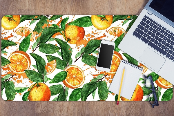 Sous main de bureau Des oranges