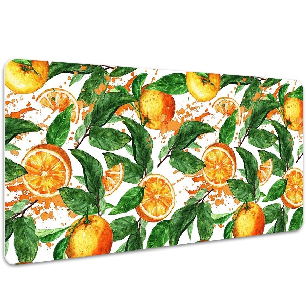 Sous main de bureau Des oranges