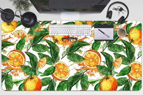 Sous main de bureau Des oranges