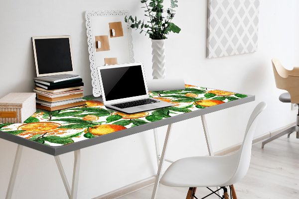 Sous main de bureau Des oranges