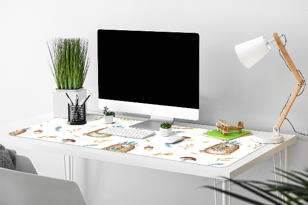 Tapis de bureau Ours en peluche indien