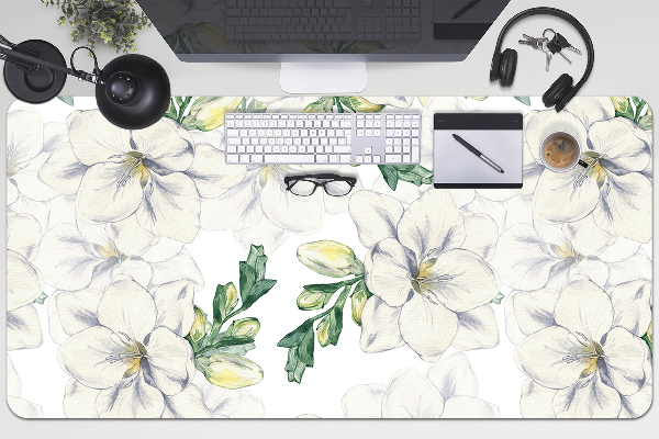 Sous main de bureau Fleurs de freesia