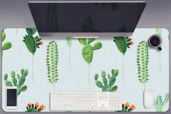 Sous main de bureau Cactus
