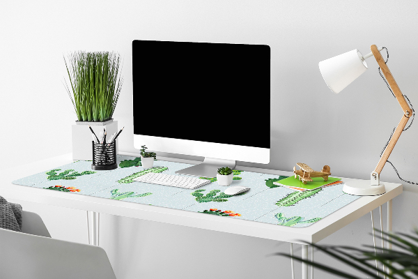 Sous main de bureau Cactus