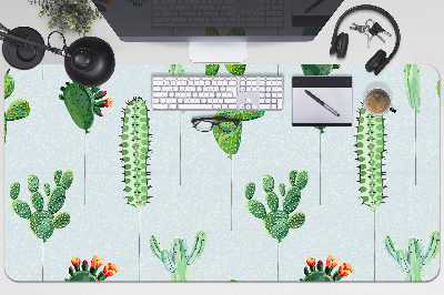 Sous main de bureau Cactus