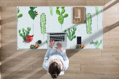 Sous main de bureau Cactus