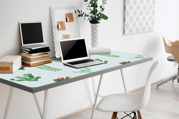 Sous main de bureau Cactus
