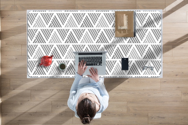 Tapis de bureau Motif dans les triangles