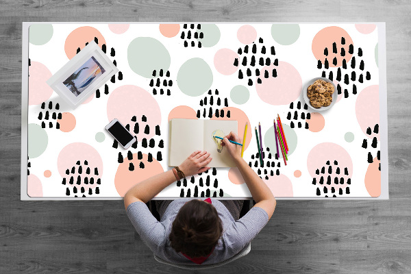Tapis de bureau Points colorés