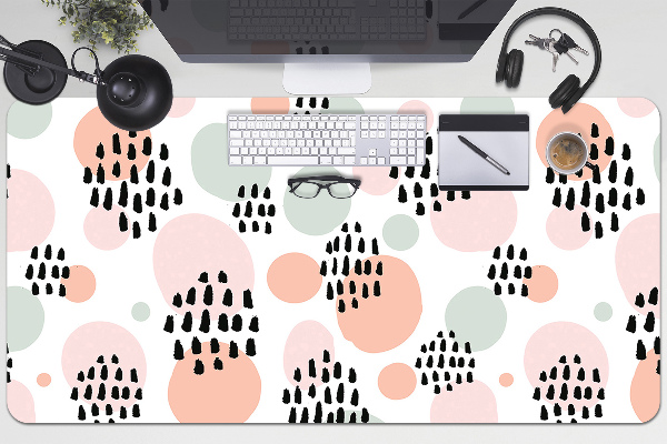 Tapis de bureau Points colorés
