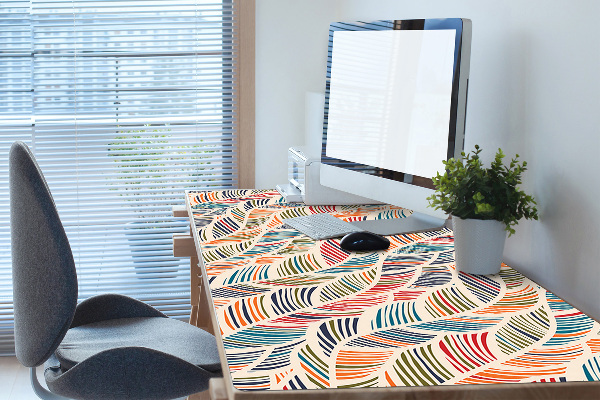 Sous main de bureau Vagues colorées