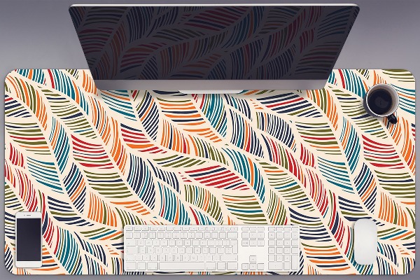 Sous main de bureau Vagues colorées