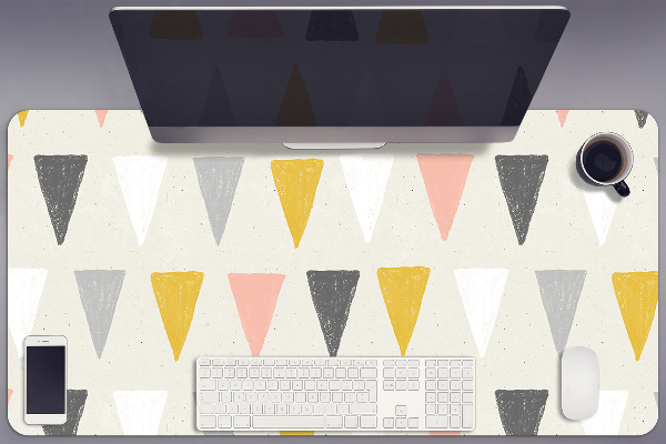 Sous-main bureau Modèle triangulaire