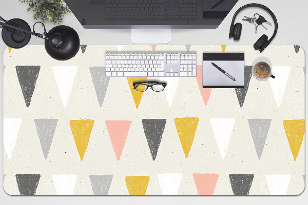 Sous-main bureau Modèle triangulaire