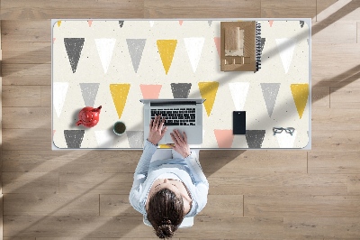 Sous-main bureau Modèle triangulaire