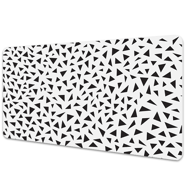 Tapis de bureau Triangles noirs