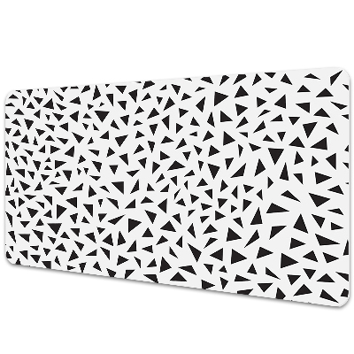 Tapis de bureau Triangles noirs