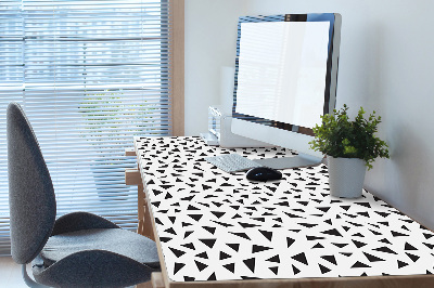 Tapis de bureau Triangles noirs