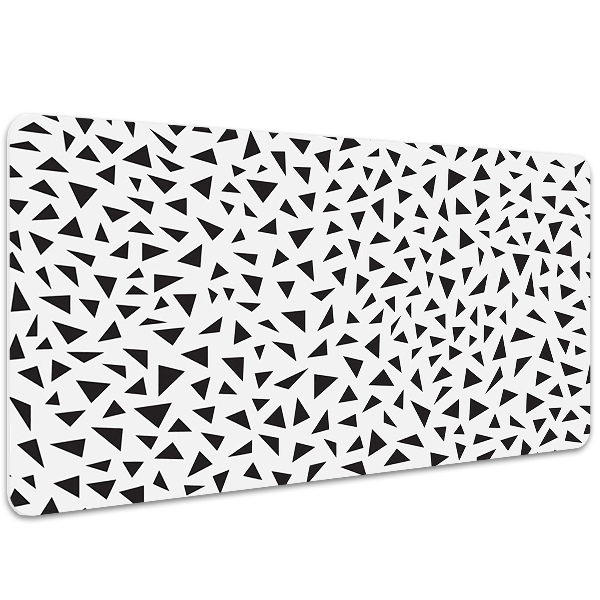 Tapis de bureau Triangles noirs