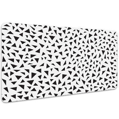 Tapis de bureau Triangles noirs