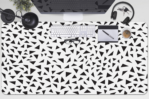 Tapis de bureau Triangles noirs