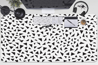 Tapis de bureau Triangles noirs